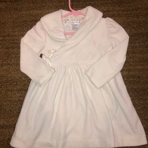 Ralph white velour dress